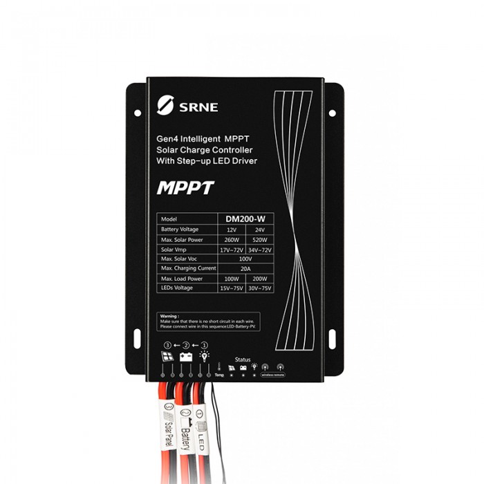 MPPT LED Solar Street Light Controller DM200