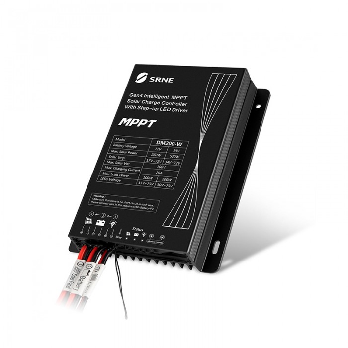 MPPT LED Solar Street Light Controller DM200