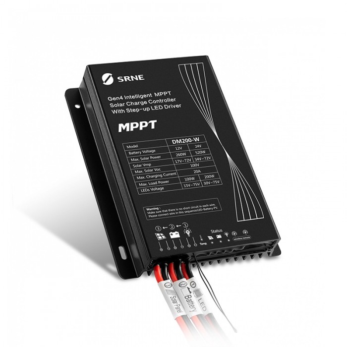 MPPT LED Solar Street Light Controller DM200