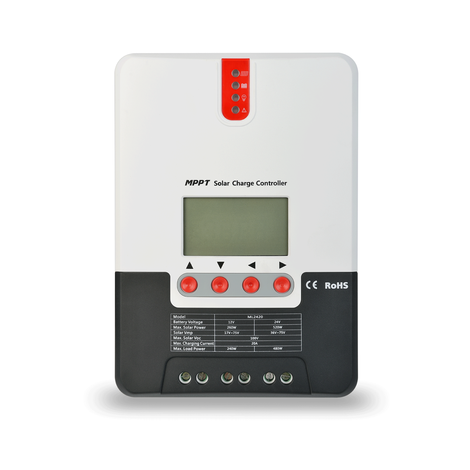 MPPT Solar Charge Controller ML2420 - SRNE Solar