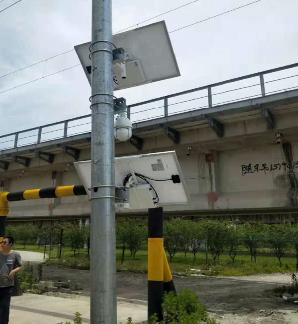 Rail Track Monitoring System with Solar Power